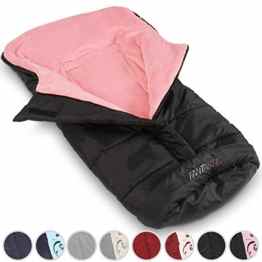 Infantastic Fleece Winterfußsack Universal Baby-Fußsack für Kinderwagen, Buggy, Babyschale & Auto-Kindersitz