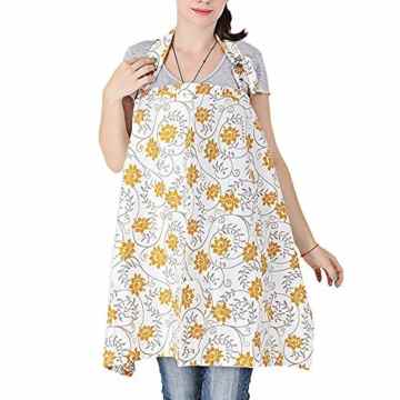 InnooBaby 2er Pack Stillschal Stilltuch ursing Cover Premium Still-Abdeckung | 100% reine Baumwolle | 100 × 70 cm | Geeignet für Neugeborene, Säuglinge und Kleinkinder | 100% lebenslange Garantie | Ideales Geschenk