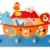Inware 22409 – Kinder Garderobe Arche Noah, aus Holz