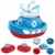 Itian Elektro Boot Badespielzeug Rotierend Wasserspritz Dusche für Kinder (Blau)
