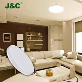 J&C® Elegant Ø280*48mm 18W 1550LM IP44 LED Feuchtraumlampe Deckenleuchte Warmweiß 2800K-3200K RA>80 90% Sparen Rund (18W Rund WW)
