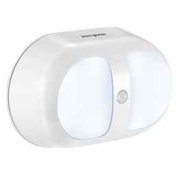Jerrybox Nachtlicht mit Bewegungsmelder Batteriebetriebene Wandlichter mit 10 LEDs und Zweifachem Sensor, Nachtlampe für Kinderzimmer, Schlafzimmer, Treppe, Bad und Schrank