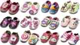 Jinwood designed by amsomo – Girls – Maedchen – Hausschuhe – Lederpuschen – Krabbelschuhe – soft sole / mini shoes div. Groeßen