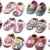 Jinwood designed by amsomo – Girls – Maedchen – Hausschuhe – Lederpuschen – Krabbelschuhe – soft sole / mini shoes div. Groeßen