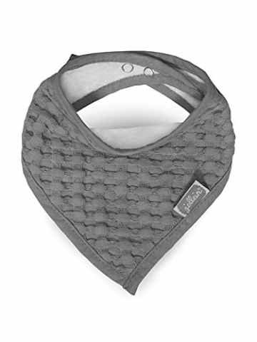 Jollein 029-867-65019 Lätzchen bandana Waffle, grau
