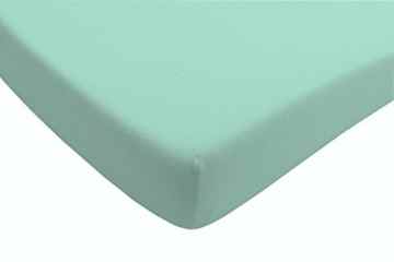 Jollein 511-847-00011 Spannlaken Jersey Laufstallmatratze, 75×95 cm, jade grün