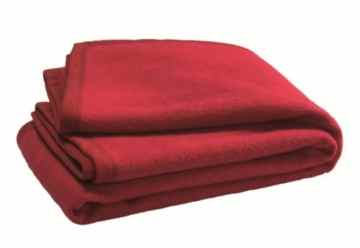 Jollein 514_0017 Decke, 100 x 150 cm, rot