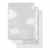 Jollein 536-848-65057 Mull Waschlappen Clouds, 3 pack, grau
