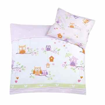 Julius Zöllner 8510015112 Bettwäsche, eulenfreunde rosa