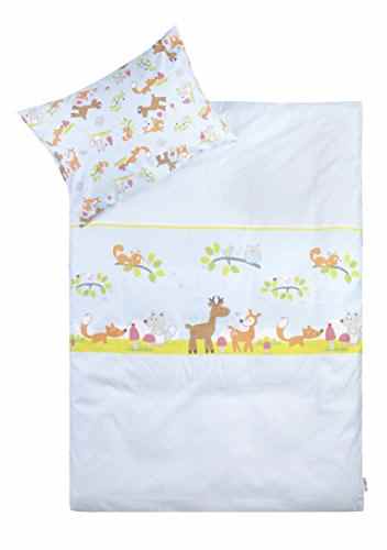 Julius Zöllner 8510115073 Bettwäsche, Waldtiere blau