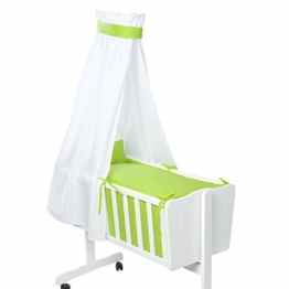 Julius Zöllner Himmel für Wiege / Stubenwagen ca. 125×195 uni green