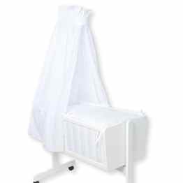 Julius Zöllner Himmel für Wiege / Stubenwagen ca. 125×195 uni weiß