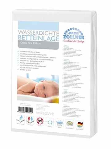 Julius Zöllner Wasserdichte Betteinlage