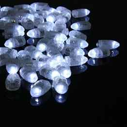 KING DO WAY 100pcs LED Kugel Stimmungslichter Ballonlicht weiße led lampe dekoration licht für Party Hochzeit Geburtstag Laterne Lichter für Ballon Papierlaterne Partydekoration