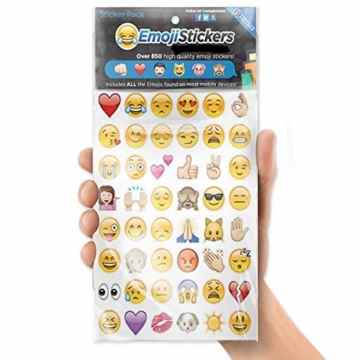KINGSO 19 x Lustige nette Emoji Removable Decal Brief Wand Phone Sticker Labels