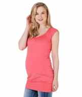 KRISP Umstandsmode Umstandstop Geraffter V-Ausschnitt