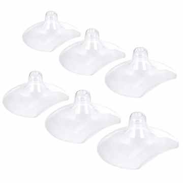 KYG 6 Stück Silkon Stillhütchen Zum Schutz Brustwarze Von Mutter Mit Drei Schutzdose
