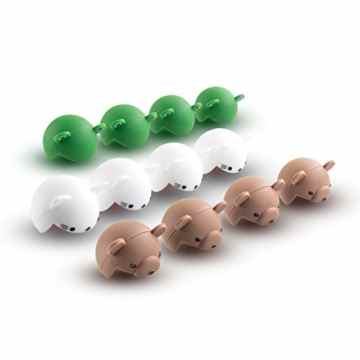 Kantenschutz Eckenschützer Sicherungspuffer Schutzkappen Bär Katze Frosch Set aus zwölf