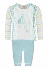 Kanz Baby-Jungen Bekleidungsset Jacke 1/1 T-Shirt 1/4 Arm + J