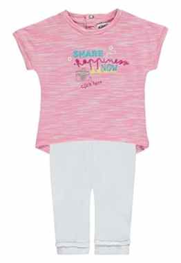 Kanz Baby-Mädchen Bekleidungsset Tunika 1/4 Arm + Leggings
