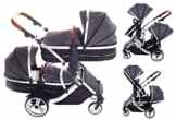 Kids Kargo Duellette 21, Doppelkinderwagen, Combi Travel System, neue Auswahl an Farben