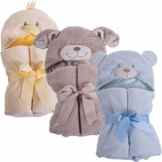 Kinder Badeponcho / Bademantel / Kapuzenhandtuch (Auswählbar in 3 Motiven)