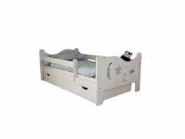 Kinderbett Jugendbett Juniorbett Massivholz mit Matratze 140x70cm