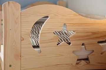 Kinderbett Jugendbett Juniorbett Massivholz mit Matratze 160x80cm