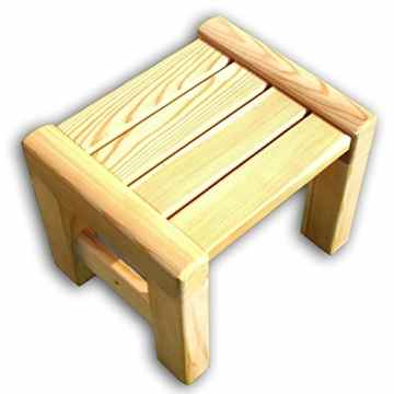 Kinderhocker Sarina Sitzhocker Schemel aus Holz Lärche Premiumqualität von Gartenpirat®