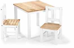 Kindersitzgruppe „Nils“ Tisch inkl. 2 Stühle, aus Massivholz gefertigt
