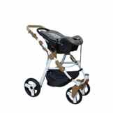 Kinderwagen 3in1 Kombikinderwagen Sportwagen Babyschale Carlo COSMO ALU ZAKARD