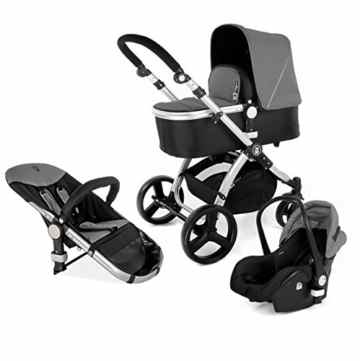 Kinderwagen Set MAGICA mit Babyschale 3 in 1 Kombi Kinderwagen diverse Farben