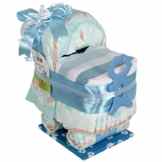 Kleiner Windelwagen „Baby Boy“ Geschenk zur Geburt oder Taufe. Geschenkfertig in Folie verpackt auf Wunsch mit kostenlosen Grußkärtchen und Wunschtext Windeltorte