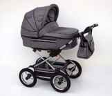 Kombikinderwagen Kinderwagen 2in1 Buggy Pram Fanari grey