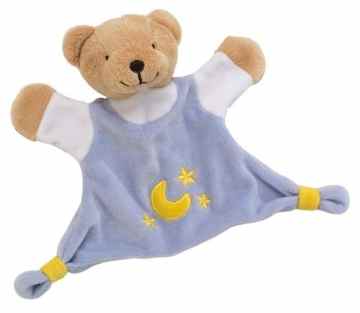 Kuscheltuch Bär (hellblau), 65.091