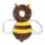 LEADSTAR Baby Kleinkinder Kopfstütze Kopf Schutz Kissen (Biene)