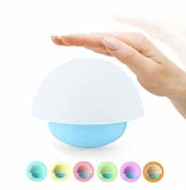 LED Nachtlicht kinder, ThorFire Mini Berührungssensor dimmare Atmosphären-Lampe Pilz Lampe Bettlampe Tumbler, 3Modi dimmbares Warmweiß/Farbwechsel mit Touch Schalter Babyzimmer,Schlafzimmer, Wohnzimme
