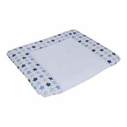 LITTLE DUTCH 4158 Wickelauflagenbezug mixed stars blue Gr. 75×85 cm