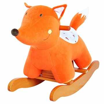 Labebe – Kinder Schaukeltier Fuchs (orange) Schaukelspaß mit dem schlauen Fuchs