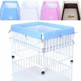 Laufgittereinlage – Baby Bett Nestchen Set für 100×75 Laufstall