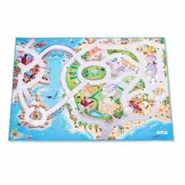 Leisure Spielteppich Stadt und Meer – Rutschfest 100 x 150 cm