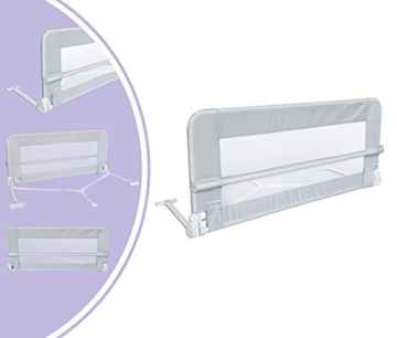 Leogreen – Babybettschiene – 40 x 16,5 x 17 Zoll – 5 Pfund – Abnehmbares und Waschbares Gewebe – Max. Belastung 33 Pfund