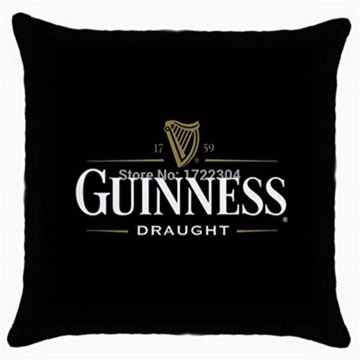 Li Anime Guinness Draught Cotton & Polyester Throw Pillow Cover 18″ x 18″ Good Quality