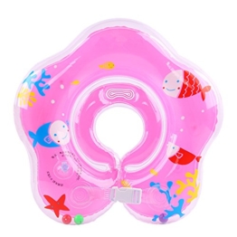 Lieberpaar Kinder Baby Kragen Ring Verdickte Säuglingssitzteil Aufblasbare Verstellbare Schwimmen Ring Zacht （Farbe Random）