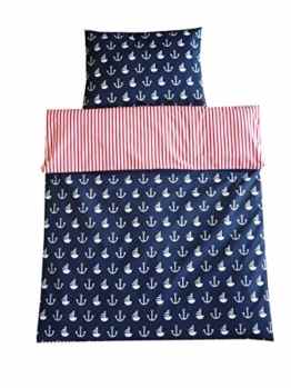 Linden 10650 Bettwäsche Anker, 100 x 135 und 40 x 60 cm