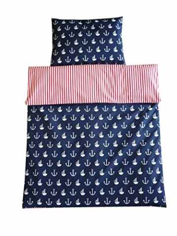 Linden 10650 Bettwäsche Anker, 100 x 135 und 40 x 60 cm