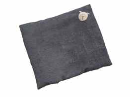 Linden 25707 Frottebezug für Wickelauflage Frottee mit Applikation Schaf, 75 x 85 cm, grau