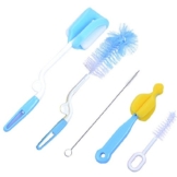 Lusee® 5er Set Baby Bottlebrush Flaschenbürste Saugerbürste Fütterung-Flaschen （Farbe Zufall）