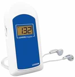 Luvion 92 Doppler Deluxe-80, Fetaldoppler mit LCD-Anzeige der Herzfrequenz, 50 ml Gel im Set enthalten