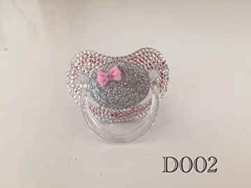 Luxus Baby Strass Schnuller, Geschenk Taufe, Geburt, Luxury